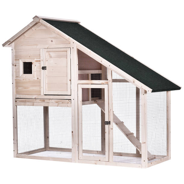 Tucker Murphy Pet™ Hanish 18.33 Square Feet Chicken Coop with Chicken Run & Reviews Wayfair